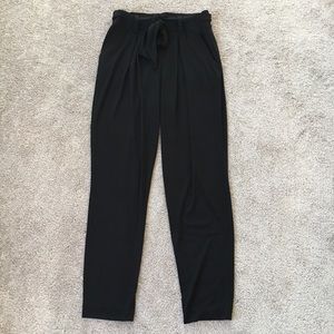 Express Drawstring Waist High Rise Ankle Pants